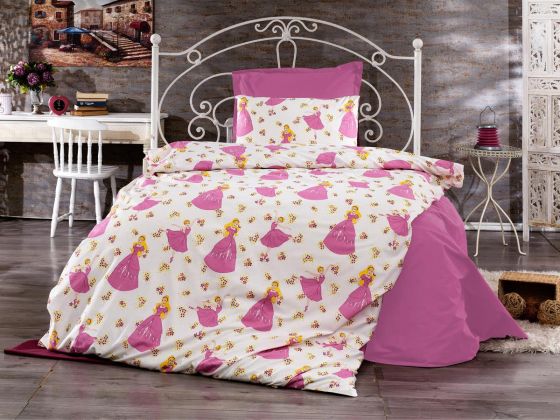 Princess Double Duvet Cover Set Lilac