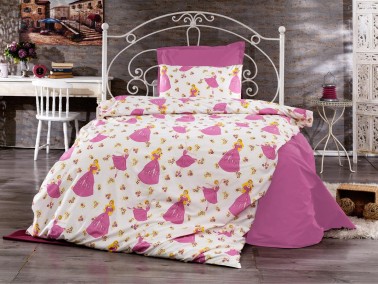 Çeyiz Diyarı - Princess Single Duvet Cover Set Lilac Çeyiz Diyarı - Princess Single Duvet Cover Set Lilac