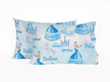 Çeyiz Diyarı - Princess Pillow Cover 2 PCS - Blue Çeyiz Diyarı - Princess Pillow Cover 2 PCS - Blue