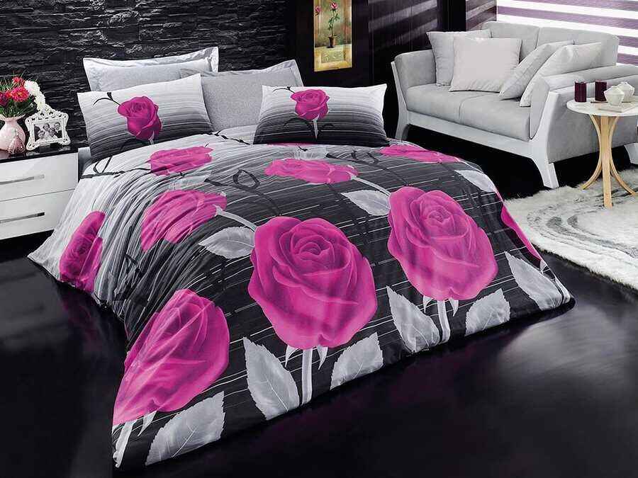  Purple Dream 100% Cotton Double Duvet Cover Set Lila