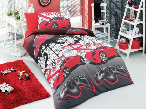 Racing Single Duvet Cover Set