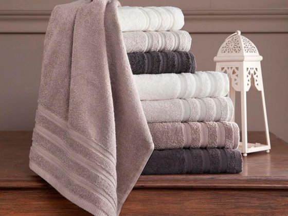 Rainbow Bath Towel 90x150 Cm 4 Pieces Brown