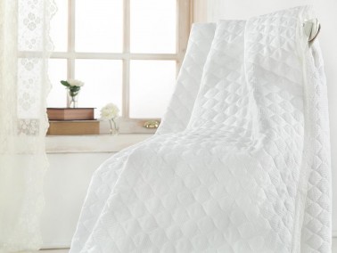 Dowry World - Rimma Double Bedspread Cream Dowry World - Rimma Double Bedspread Cream