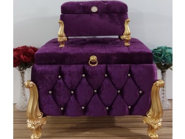 Rochella Split Square 2 Pack Dowry Chest Purple - Thumbnail