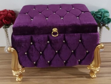 Rochella Split Square 2 Pack Dowry Chest Purple - Thumbnail