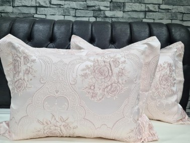 Rose 2 Decorative Pillow Cover Powder - Thumbnail