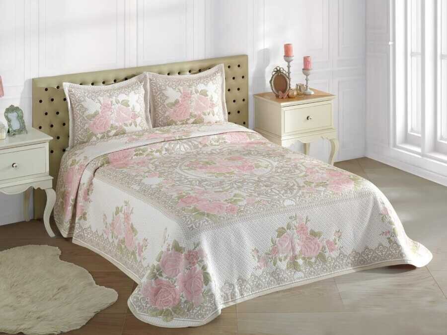 
Rose Love Double Bed Cover - Thumbnail