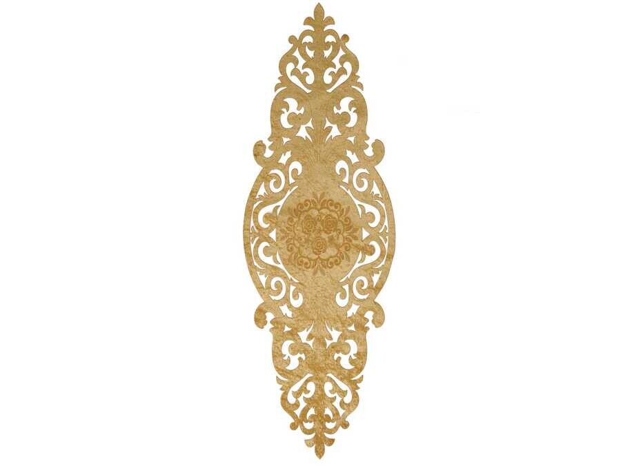 Dowry World - Roseart مفرش رانر مخمل لون ذهبي Dowry World - Roseart مفرش رانر مخمل لون ذهبي