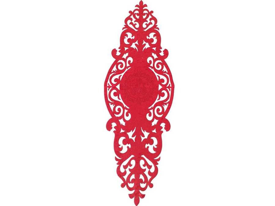  Roseart Lux Velvet Runner Red - Thumbnail