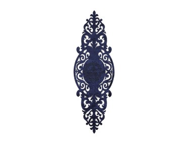 Çeyiz Diyarı - Roseart Lux Velvet Runner Navy Blue Çeyiz Diyarı - Roseart Lux Velvet Runner Navy Blue