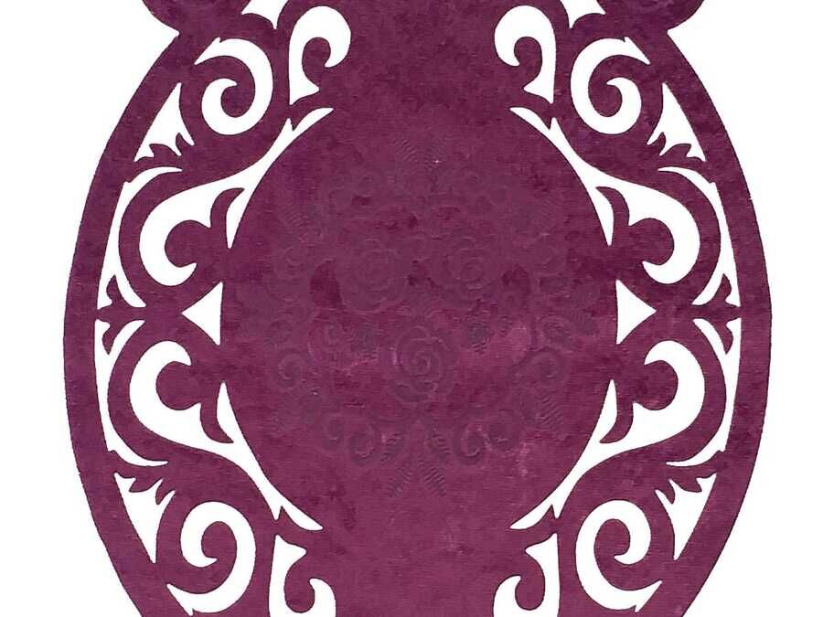 
Roseart Lux Velvet Runner Plum
