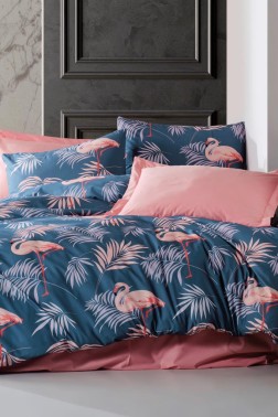 Çeyiz Diyarı - Rudi Bedding Set 4 Pcs, Duvet Cover, Bed Sheet, Pillowcase, Double Size, Self Patterned, Wedding, Daily use Çeyiz Diyarı - Rudi Bedding Set 4 Pcs, Duvet Cover, Bed Sheet, Pillowcase, Double Size, Self Patterned, Wedding, Daily use