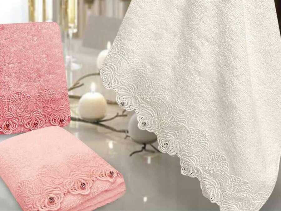 Çeyiz Diyarı - Sabrina Lacy 6 Towel Set Çeyiz Diyarı - Sabrina Lacy 6 Towel Set