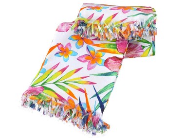 Fringed Beach Towel Bahama - Thumbnail