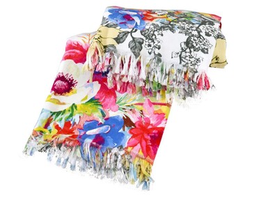 Fringed Beach Towel Hawaii - Thumbnail