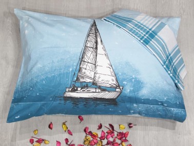 Sail Pillowcase 2 pcs Blue - Thumbnail
