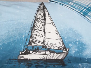 Sail Pillowcase 2 pcs Blue - Thumbnail