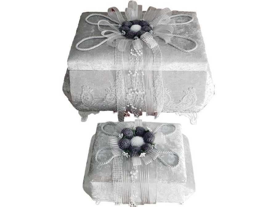 Sultanate Luxury Velvet 2-Pack Dowry Chest