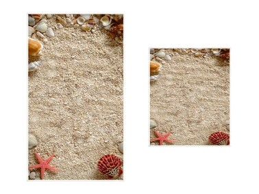 Sand 2 Pcs Bath Mat Set - Thumbnail