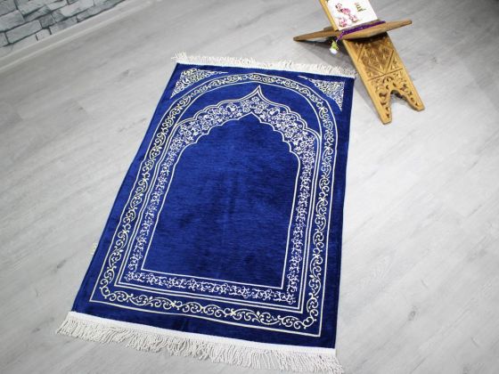 Saray Fringed Chenille Woven Prayer Rug