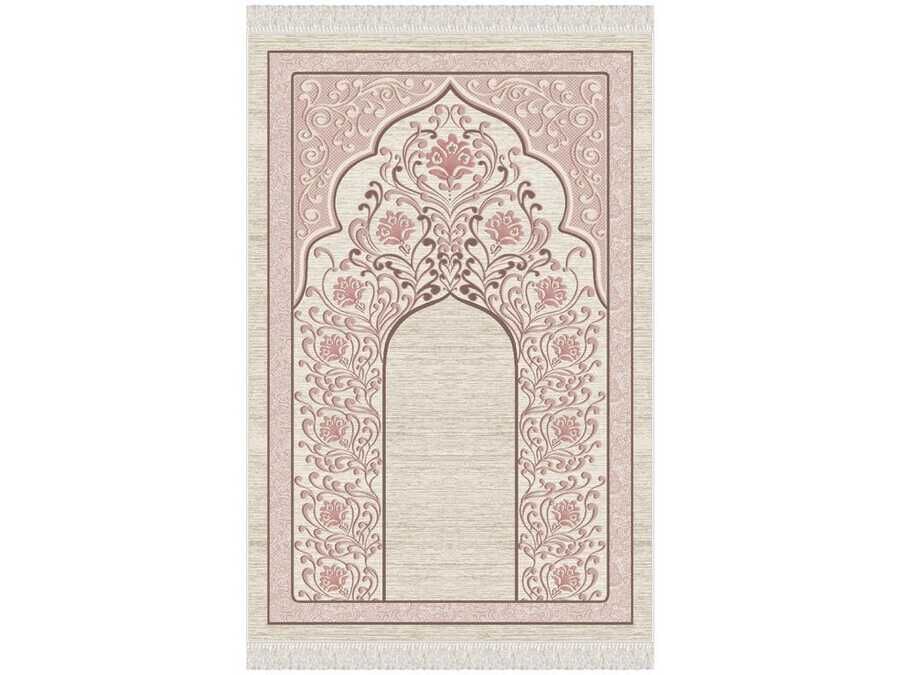 Ivy Velvet Prayer Rug Powder