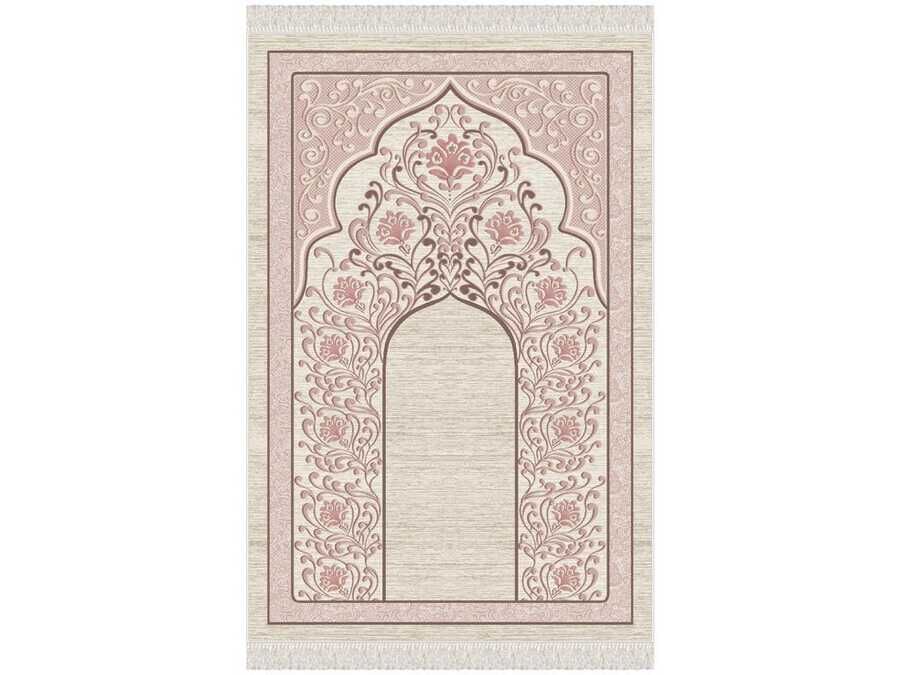 Ivy Velvet Prayer Rug Powder