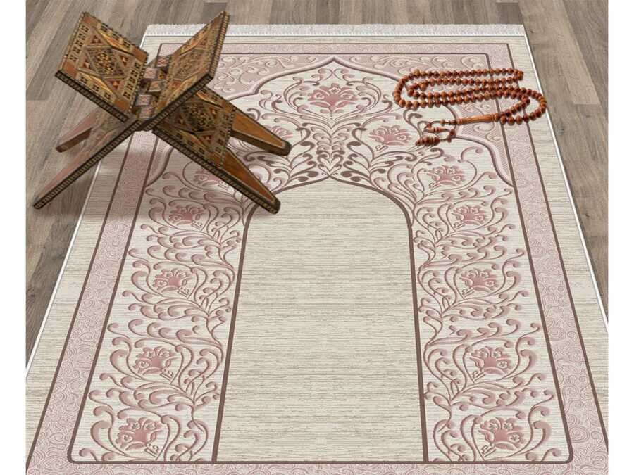 Ivy Velvet Prayer Rug Powder - Thumbnail