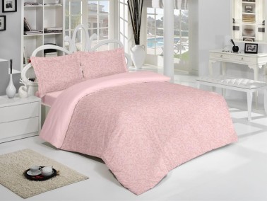 Çeyiz Diyarı - Sarmaşık Single Duvet Cover Set Powder Çeyiz Diyarı - Sarmaşık Single Duvet Cover Set Powder