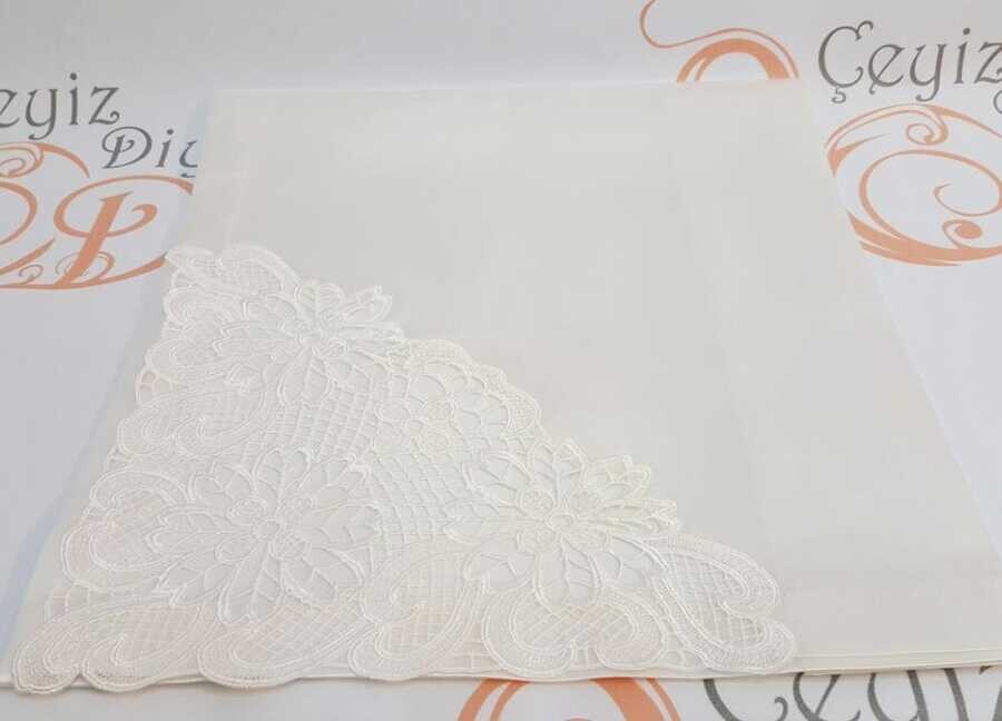 Dowry World - Saten Angles Bohça Beyaz Dowry World - Saten Angles Bohça Beyaz