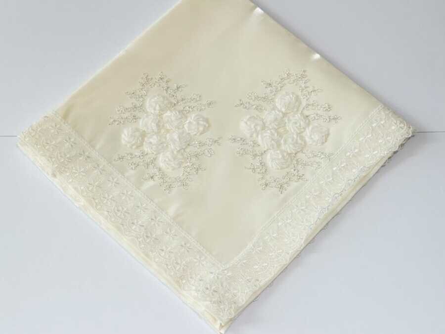 Dowry World - Satin Guipure Gülbuse Bundle - Cream Dowry World - Satin Guipure Gülbuse Bundle - Cream