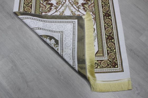 Sema Woven Prayer Rug Cream