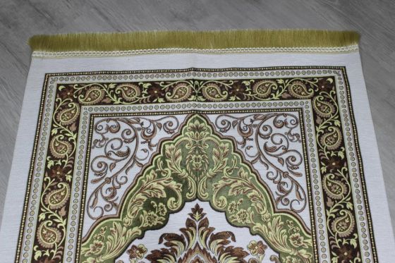 Sema Woven Prayer Rug Cream