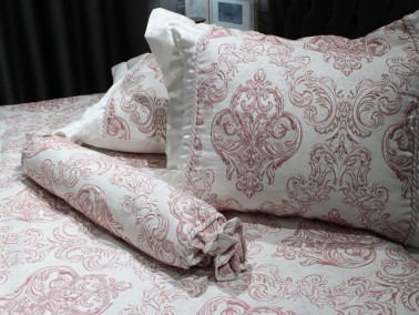 طقم غطاء سرير مزدوج - وردي Serenat - Thumbnail