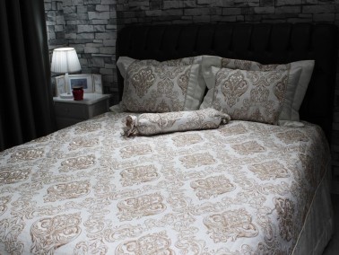 Serenat Double Bedspread Cappucino - Thumbnail