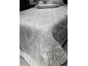 Serenat Double Bedspread Gray - Thumbnail