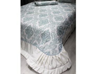 Serenat Double Bedspread Mint - Thumbnail