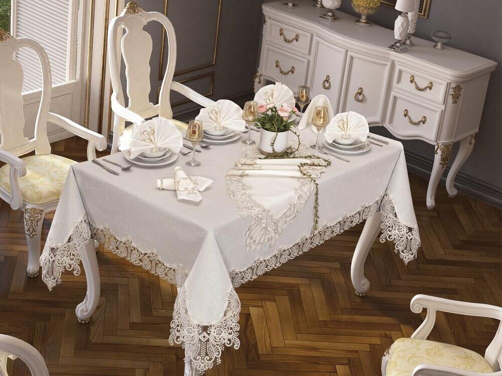 Serenay Table Cloth 26 Pieces Cream - Thumbnail