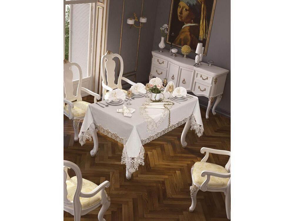 Serenay Table Cloth 26 Pieces Cream