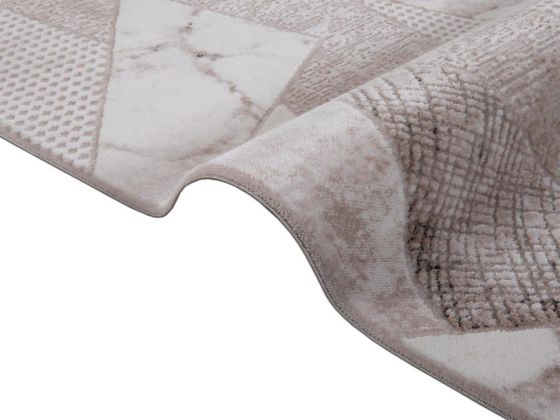 Serra Minimal Carpet/Rug Rectangle 160x230 cm Mink - Beige