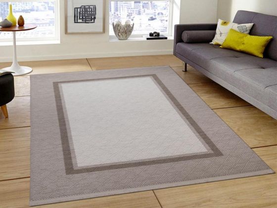 Serra Plaid Carpet/Rug Rectangle 160x230 cm Mink - Beige
