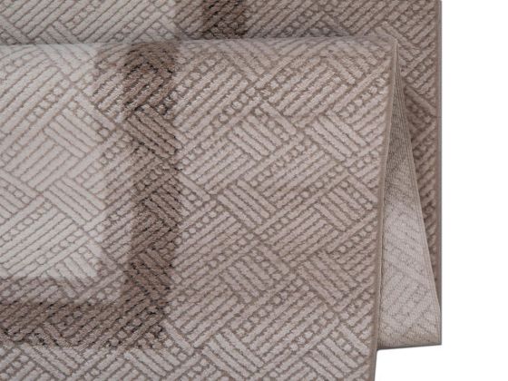 Serra Plaid Carpet/Rug Rectangle 160x230 cm Mink - Beige