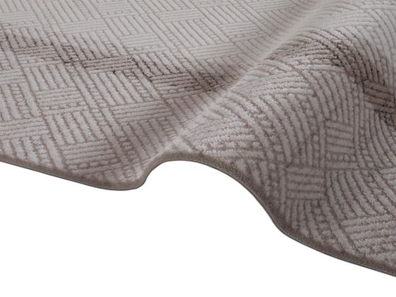 Serra Plaid Carpet/Rug Rectangle 160x230 cm Mink - Beige