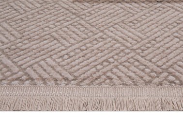 Serra Plaid Carpet/Rug Rectangle 160x230 cm Mink - Beige - Thumbnail