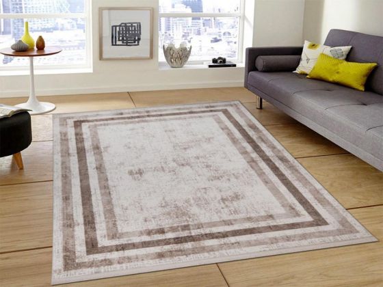 Serra Seric Carpet/Rug Rectangle 160x230 cm Mink - Beige