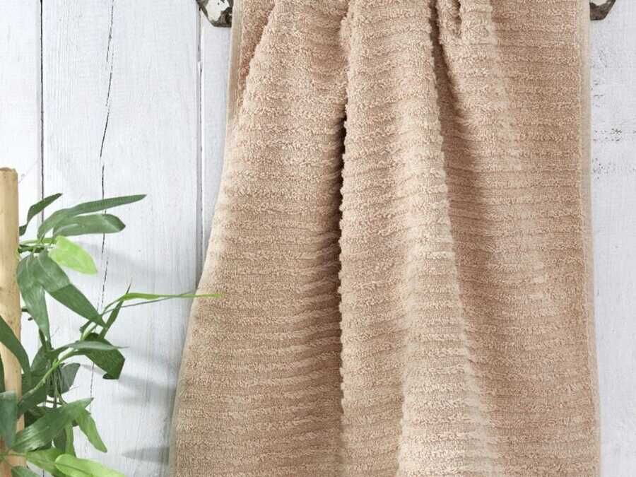 Sıla Cotton Hand Face Towel Light Brown