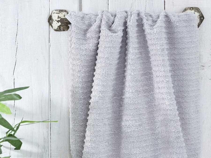 Sıla Cotton Hand Face Towel Gray