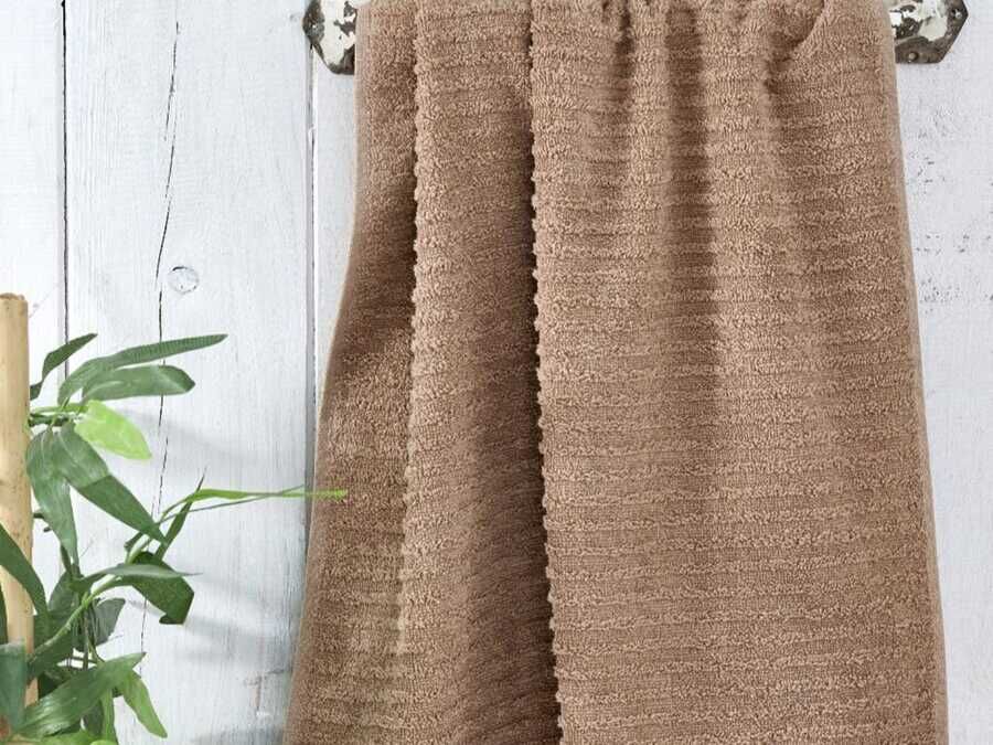 Sıla Cotton Hand Face Towel Brown