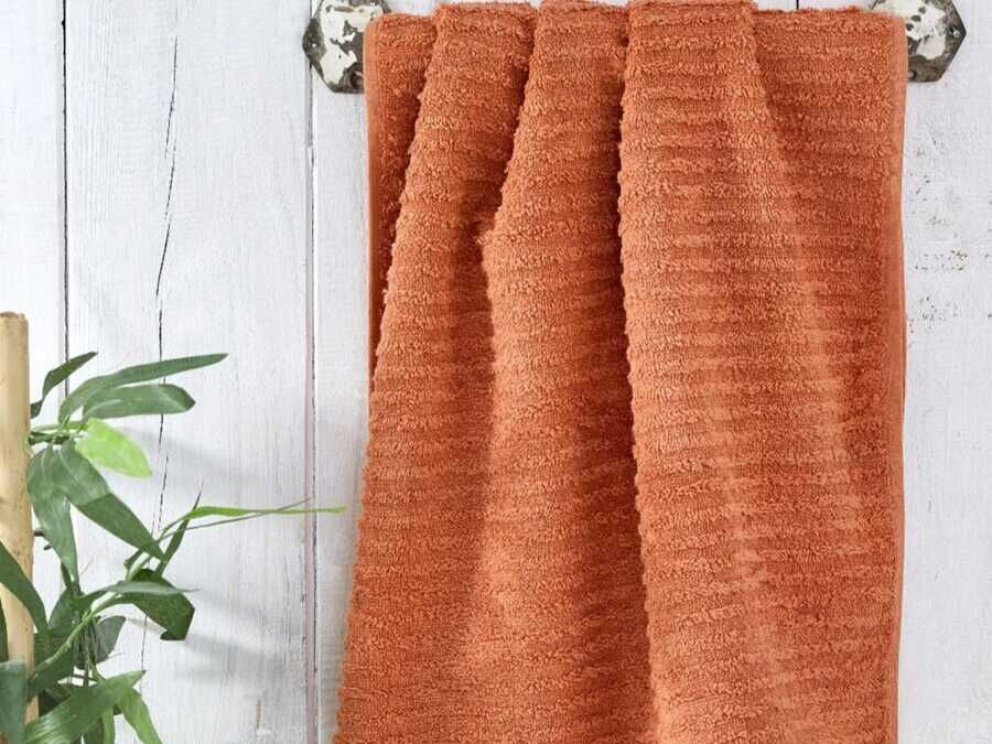 Sıla Cotton Hand Face Towel Orange