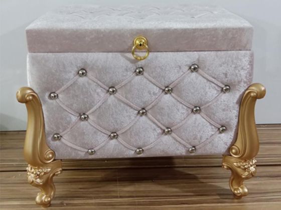 Silvana Quilted Square 2 Pack Dowry Chest Powder