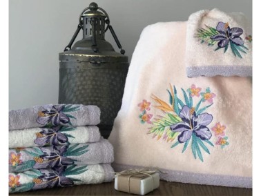 Çeyiz Diyarı - Simona Hand and Face Towel Set 50x90 cm 6 pcs in Set Çeyiz Diyarı - Simona Hand and Face Towel Set 50x90 cm 6 pcs in Set